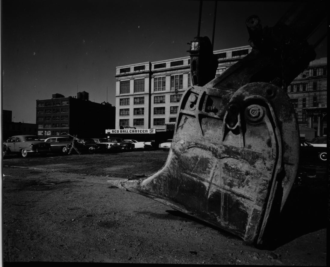 1960 demolition photo of San Juan Hill for Lincoln Center